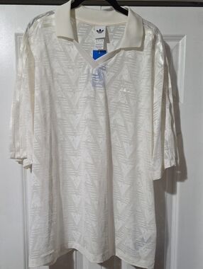 Adidas White Lace Jersey